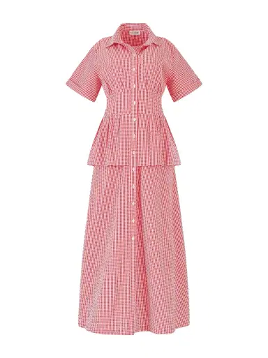 Rosie Assoulin Boogie Woogie Bugle Boy Dress | Thumbnail 1 Rosie Assoulin Boogie Woogie Bugle Boy Dress | Thumbnail 1