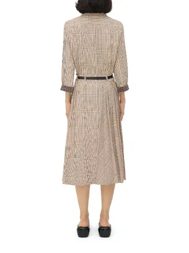 Bottega Veneta Check Viscose Midi Skirt | Thumbnail 3 Bottega Veneta Check Viscose Midi Skirt | Thumbnail 3