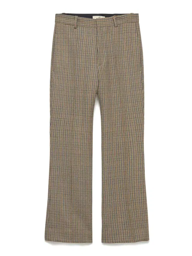 Credo Cropped Checked Trousers