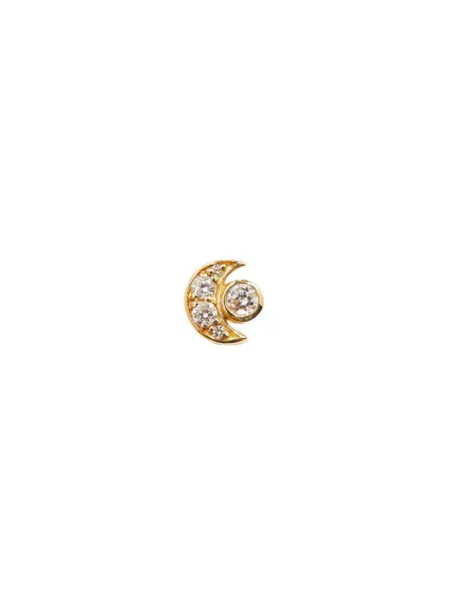 PAMELA LOVE Crescent Cluster Stud