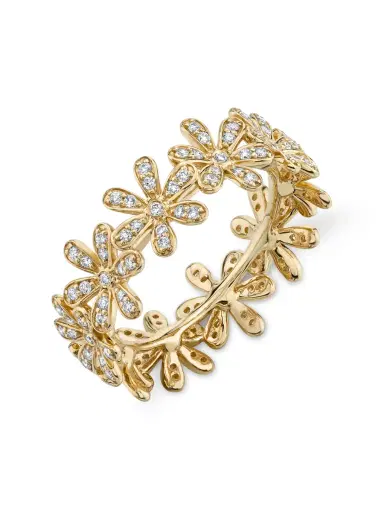Sydney Evan Daisy Eternity Ring | Thumbnail 1 Sydney Evan Daisy Eternity Ring | Thumbnail 1