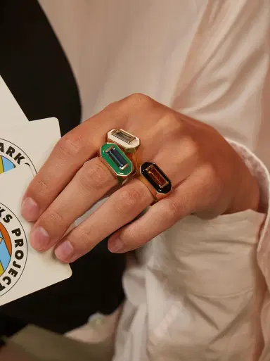 Aliita Deco Maxi Baguette Topaz Ring | Thumbnail 3 Aliita Deco Maxi Baguette Topaz Ring | Thumbnail 3