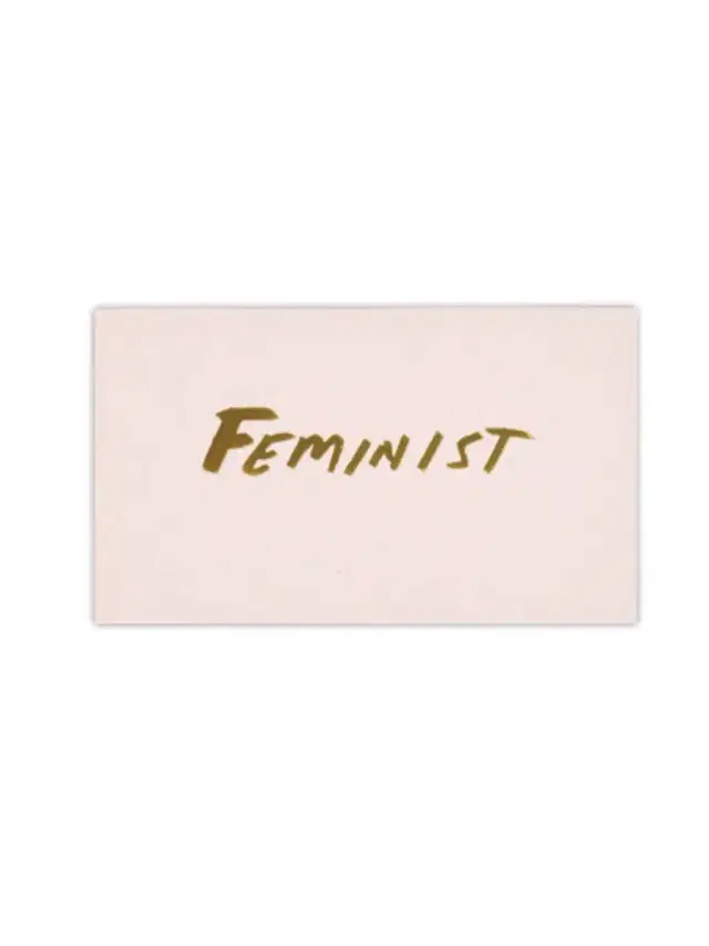 Terrapin Stationers Feminist Calling Card