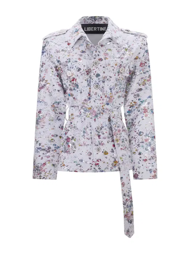 Libertine Flower Mirror Ball Safari Jacket
