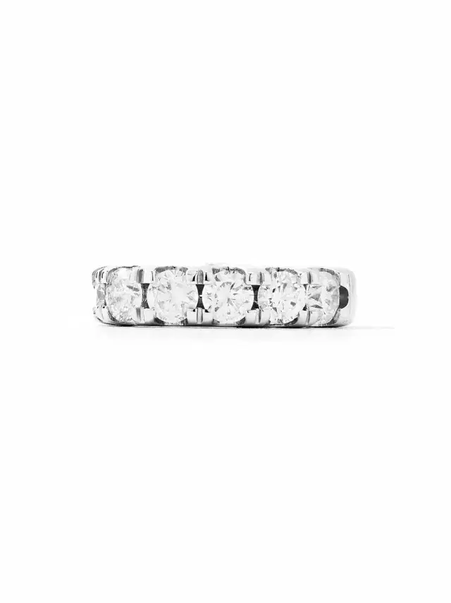 Jumbo White Gold Diamond Ear Cuff
