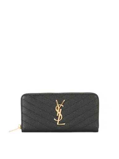 Saint Laurent Large Monogram Zip Wallet | Thumbnail 1 Saint Laurent Large Monogram Zip Wallet | Thumbnail 1