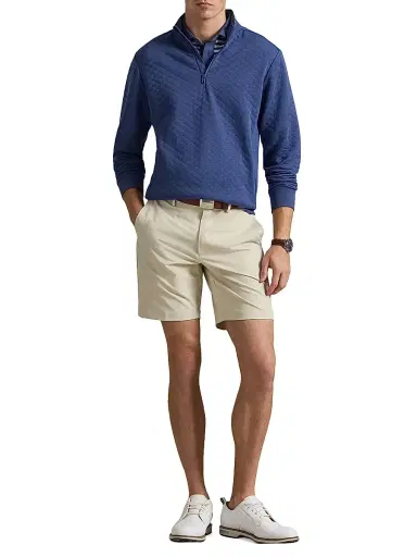 RLX Ralph Lauren Men's Quilted Double-Knit Quarter-Zip Sweatshirt - Old Royal - Size XS | Thumbnail 2 RLX Ralph Lauren Men's Quilted Double-Knit Quarter-Zip Sweatshirt - Old Royal - Size XS | Thumbnail 2