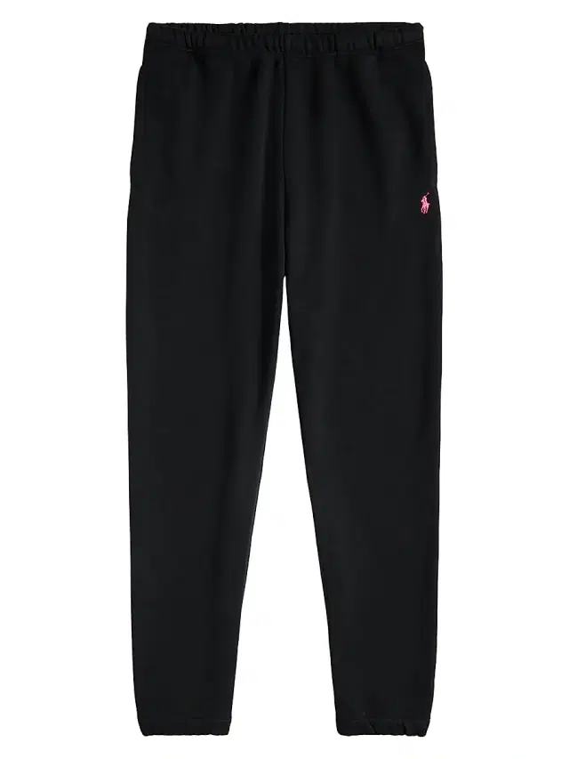 Polo Ralph Lauren Men's Logo-Embroidered Vintage Fleece Sweatpants - Polo Black