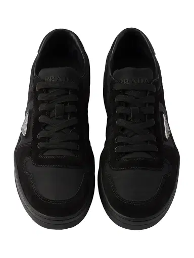 Prada Men's Downtown Re-Nylon and Suede Sneakers - Black - Size 12.5 | Thumbnail 2 Prada Men's Downtown Re-Nylon and Suede Sneakers - Black - Size 12.5 | Thumbnail 2