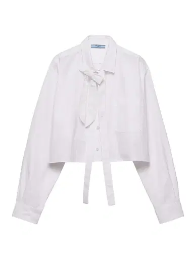 Prada Women's Poplin Shirt - White | Thumbnail 1