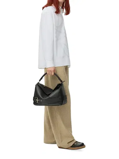 Loewe Men's Large Anagram Cotton Shirt - White - Size 17.5 | Thumbnail 5