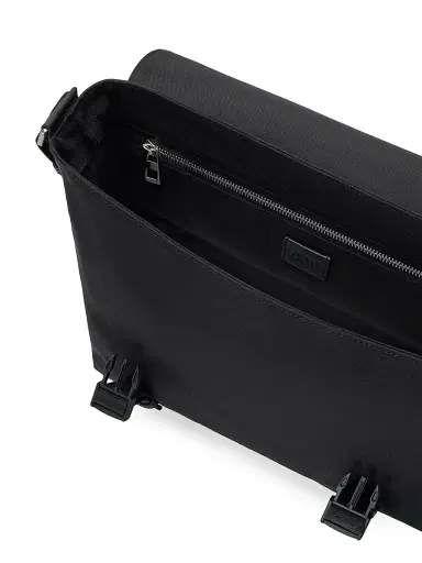 Loewe Men's Medium Messenger Bag - Black Dark Gold | Thumbnail 4