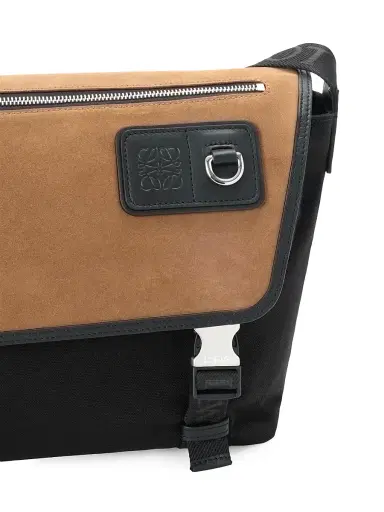 Loewe Men's Medium Messenger Bag - Black Dark Gold | Thumbnail 5
