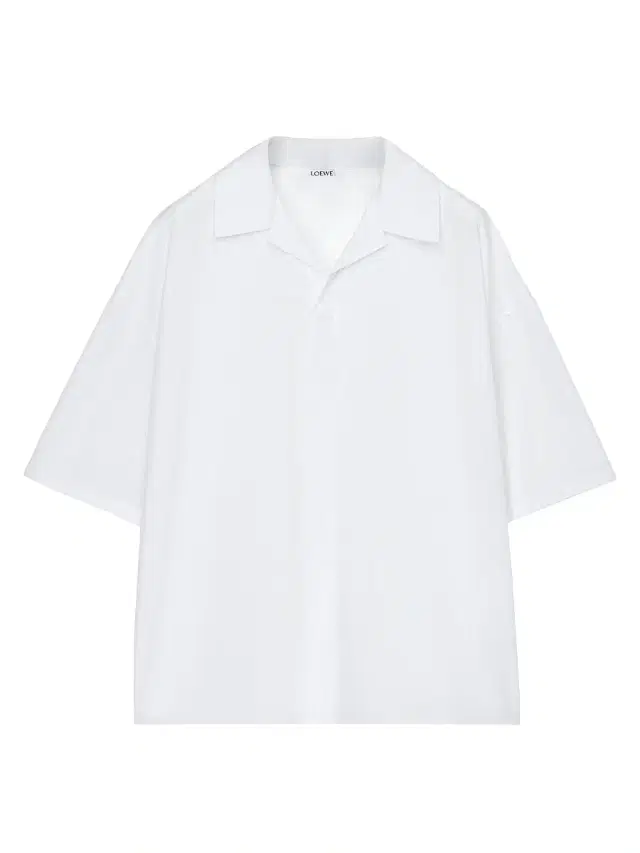 Men's Anagram Cotton Camp Shirt - White Men's Anagram Cotton Camp Shirt - White