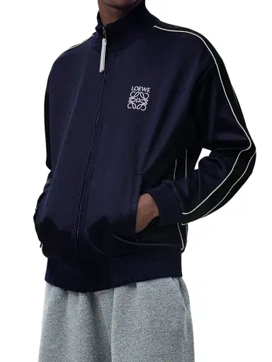 Loewe Men's Logo Tracksuit Jacket - Dark Navy - Size XXL | Thumbnail 3