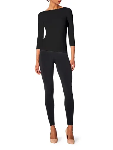 Wolford Women's Cordoba Boatneck Three-Quarter Sleeve Top | Thumbnail 2 Wolford Women's Cordoba Boatneck Three-Quarter Sleeve Top | Thumbnail 2