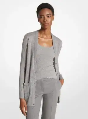 Michael Kors Collection Cashmere Cardigan | Thumbnail 3 Michael Kors Collection Cashmere Cardigan | Thumbnail 3