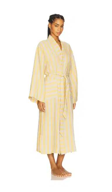 Parachute Linen Stripe Robe | Thumbnail 2 Parachute Linen Stripe Robe | Thumbnail 2