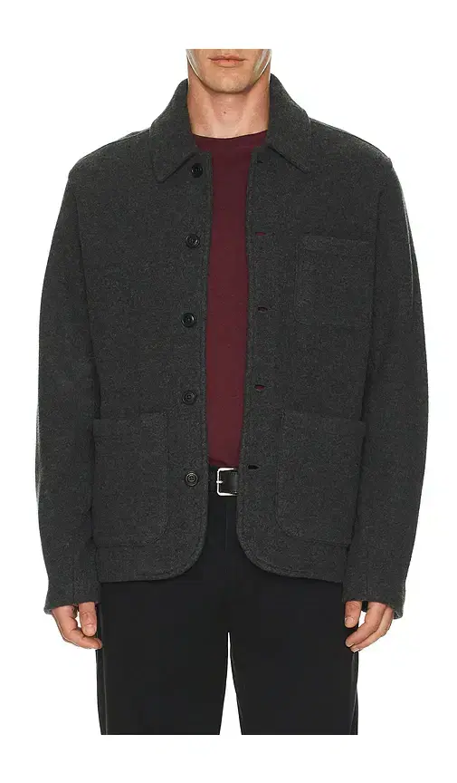Polo Ralph Lauren Brushed Double Knit Chore Jacket