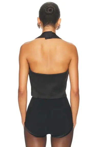 Marc Jacobs Sculpted Satin Halter Top | Thumbnail 3 Marc Jacobs Sculpted Satin Halter Top | Thumbnail 3