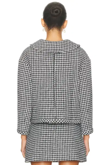 Marc Jacobs Gingham Tweed Jacket | Thumbnail 3
