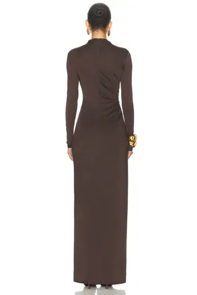 LaPointe Jersey Draped Gown | Thumbnail 4