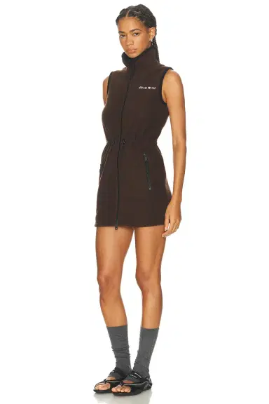 Miu Miu Sleeveless Mini Dress | Thumbnail 2