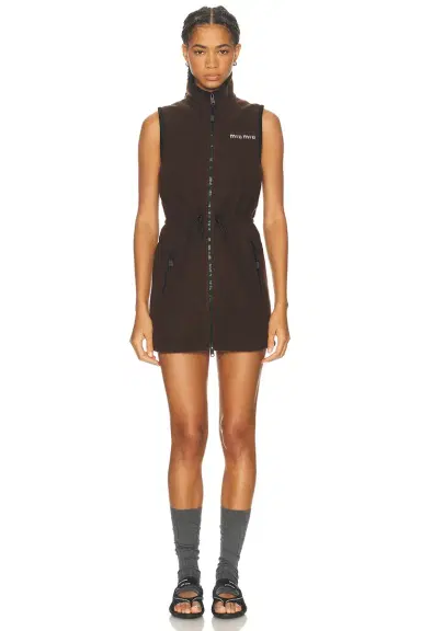 Miu Miu Sleeveless Mini Dress | Thumbnail 1