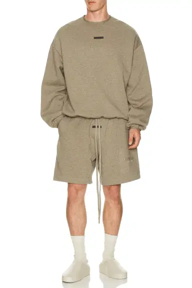 Fear of God ESSENTIALS Modern Fit Fleece Crewneck | Thumbnail 2