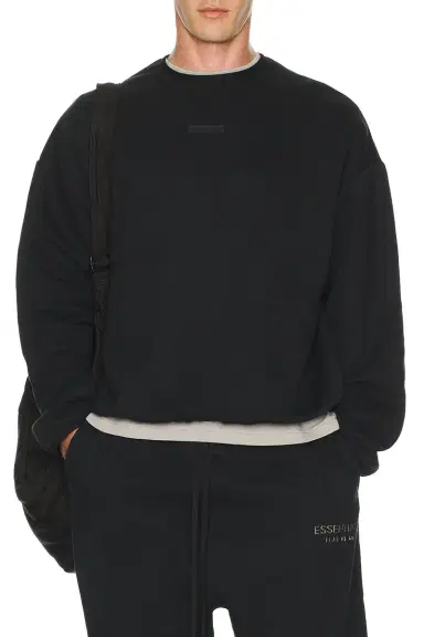 Fear of God ESSENTIALS Modern Fit Fleece Crewneck | Thumbnail 1
