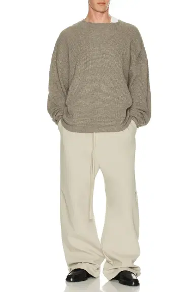 Fear of God ESSENTIALS Waffle Long Sleeve Crewneck Sweater | Thumbnail 2