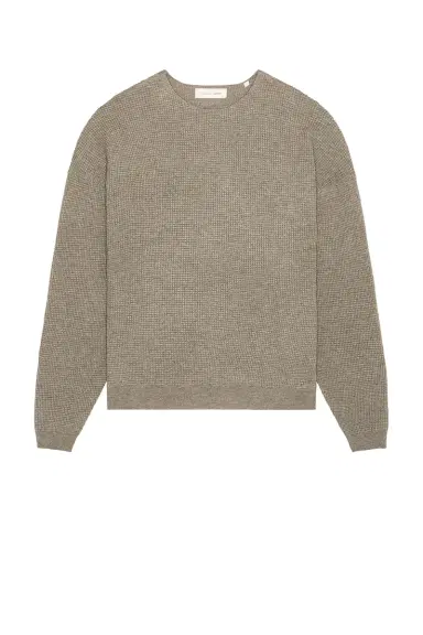 Fear of God ESSENTIALS Waffle Long Sleeve Crewneck Sweater | Thumbnail 3