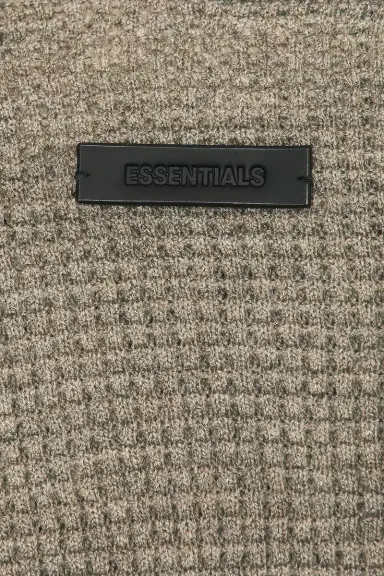 Fear of God ESSENTIALS Waffle Long Sleeve Crewneck Sweater | Thumbnail 5