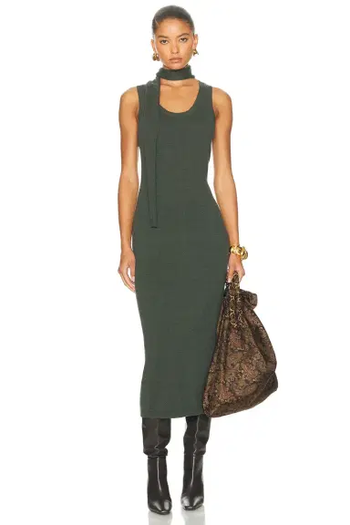 Matthew Bruch Scarf Tank Midi Dress | Thumbnail 1
