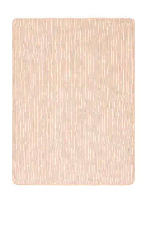 Parachute Organic Cloud Cotton Stripe Toddler Quilt