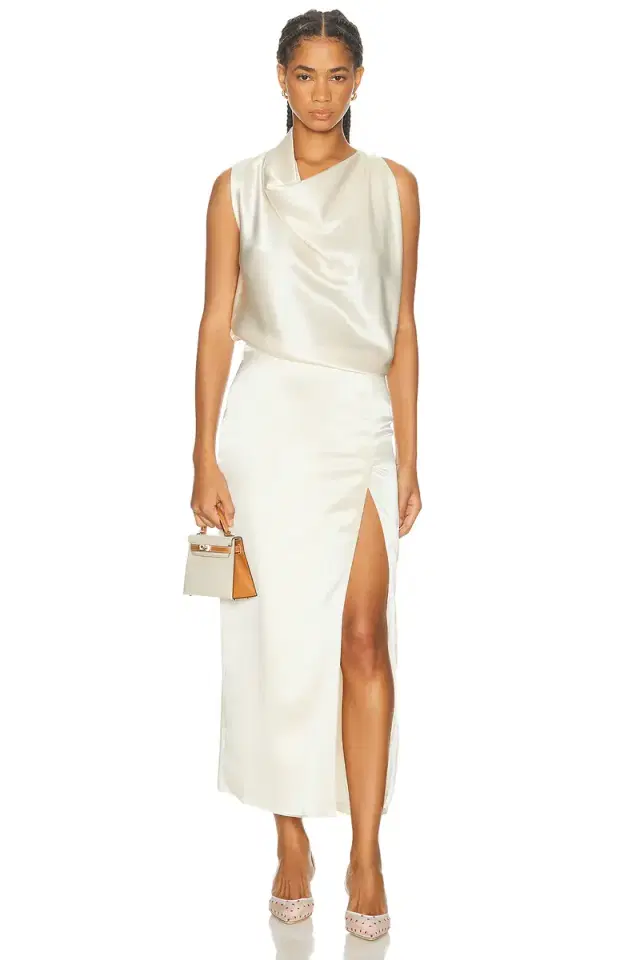 SEV Draped Midi Dress