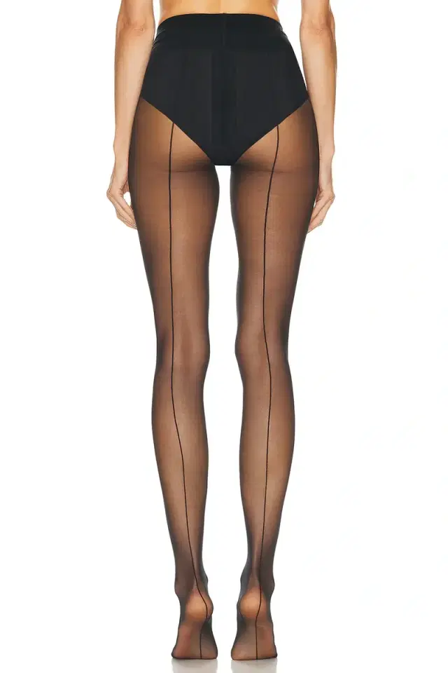 Wolford Individual 10 Back Seam Polyamide-Blend Tights