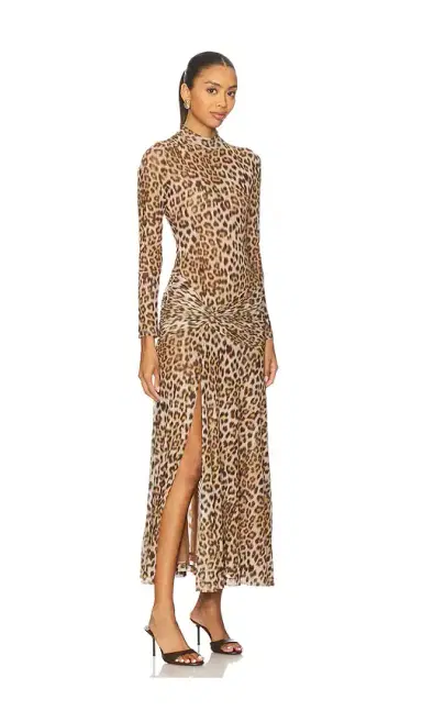Bardot Lea Printed Mesh Midi Dress | Thumbnail 2