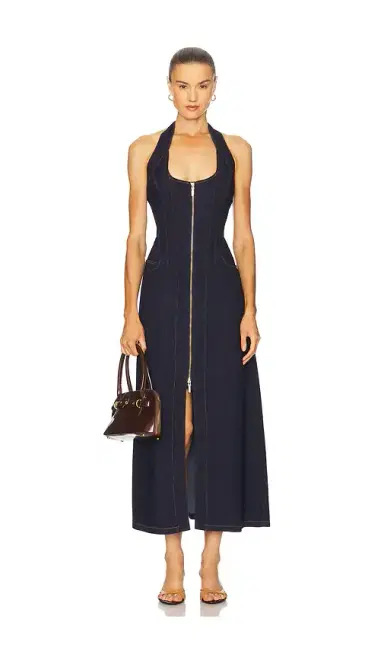 Bardot Martel Denim Midi Dress | Thumbnail 1 Bardot Martel Denim Midi Dress | Thumbnail 1