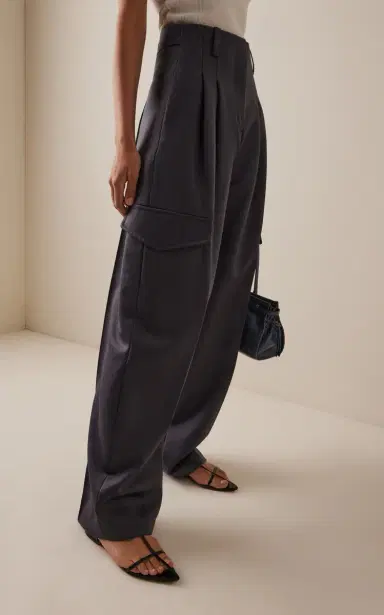 RÙADH Russel Wool-Twill Wide-Leg Cargo Pants | Thumbnail 3