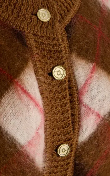 RÙADH The Blane Checked Wool Cardigan | Thumbnail 7