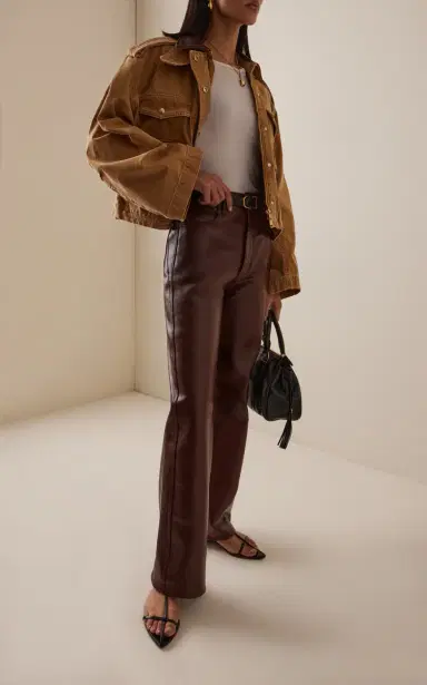 RÙADH The Quinn High-Rise Leather Pants | Thumbnail 2 RÙADH The Quinn High-Rise Leather Pants | Thumbnail 2
