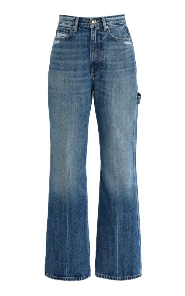 RÙADH The Clyde Rigid High-Rise Flared Jeans