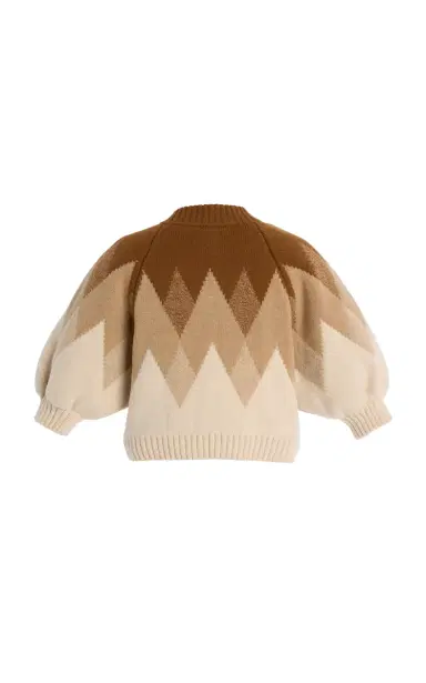 RÙADH The Innes Puff-Sleeve Jacquard Wool Top | Thumbnail 5 RÙADH The Innes Puff-Sleeve Jacquard Wool Top | Thumbnail 5