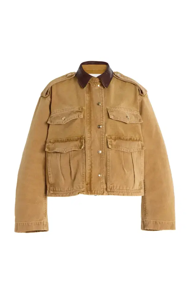 The Henderson Oversized Washed-Canvas Jacket