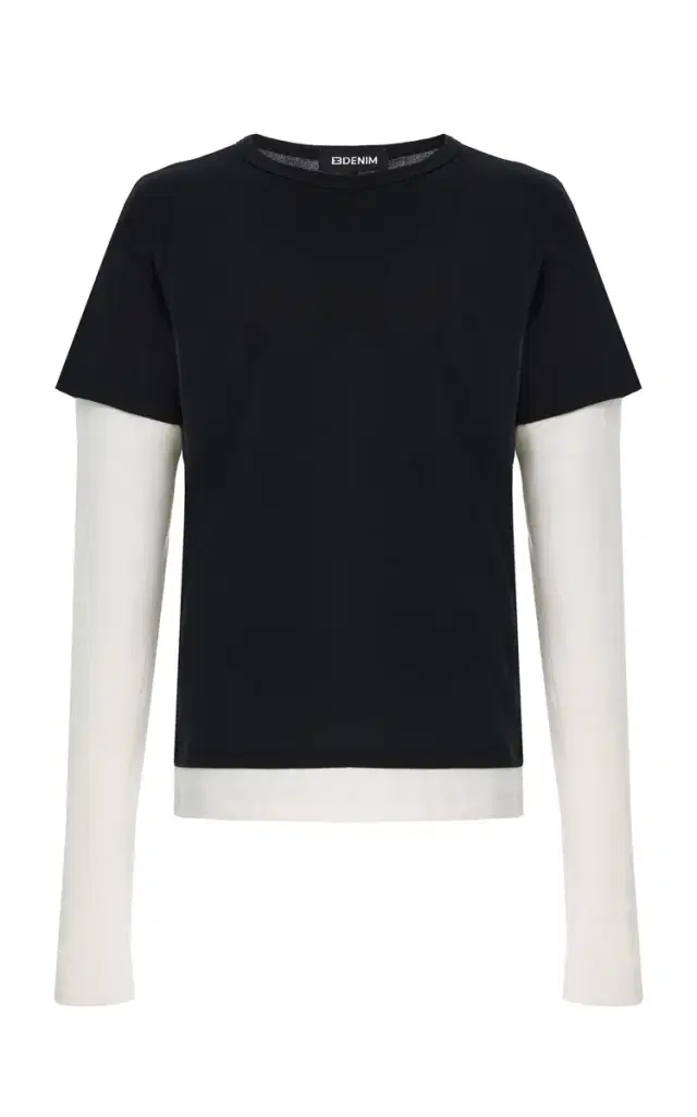 EB Denim Rory Layered Cotton T-Shirt