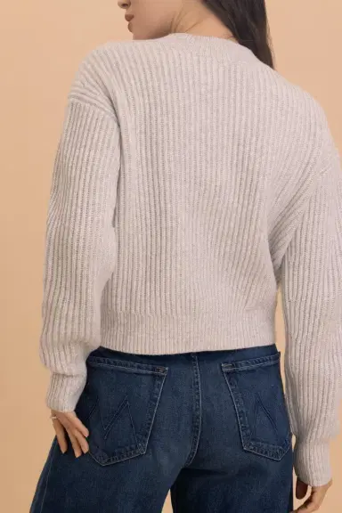 TWP Button Front Cropped Cardigan | Thumbnail 4