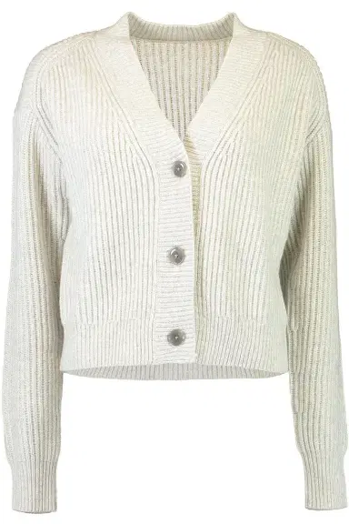 TWP Button Front Cropped Cardigan | Thumbnail 1
