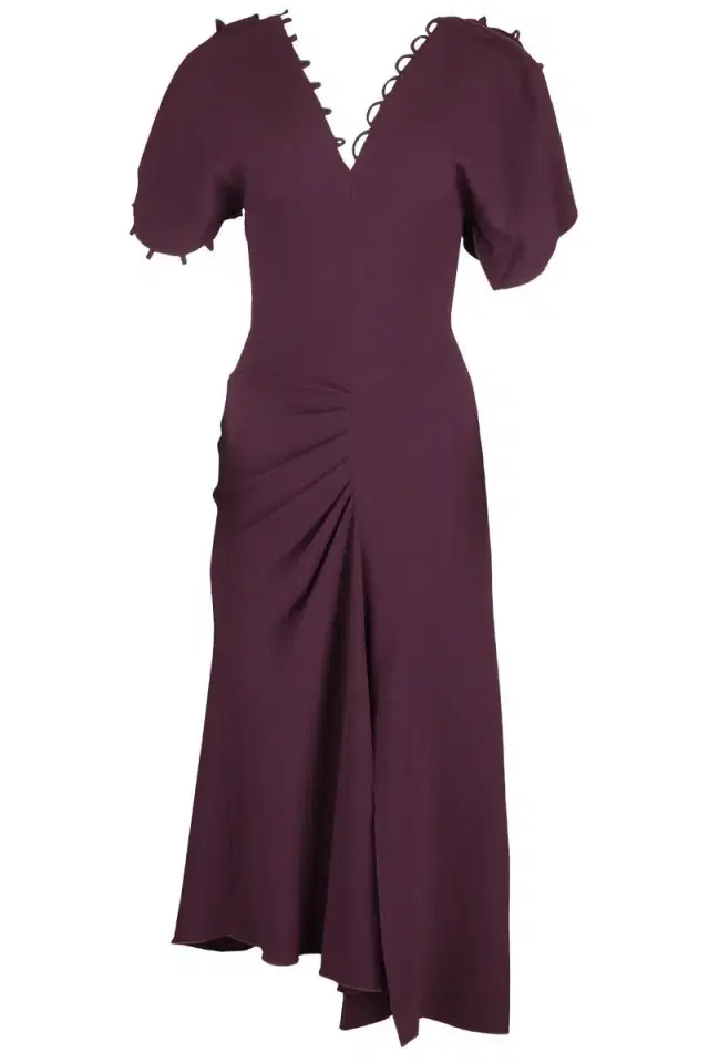 Victoria Beckham Rouleaux Detail Dress
