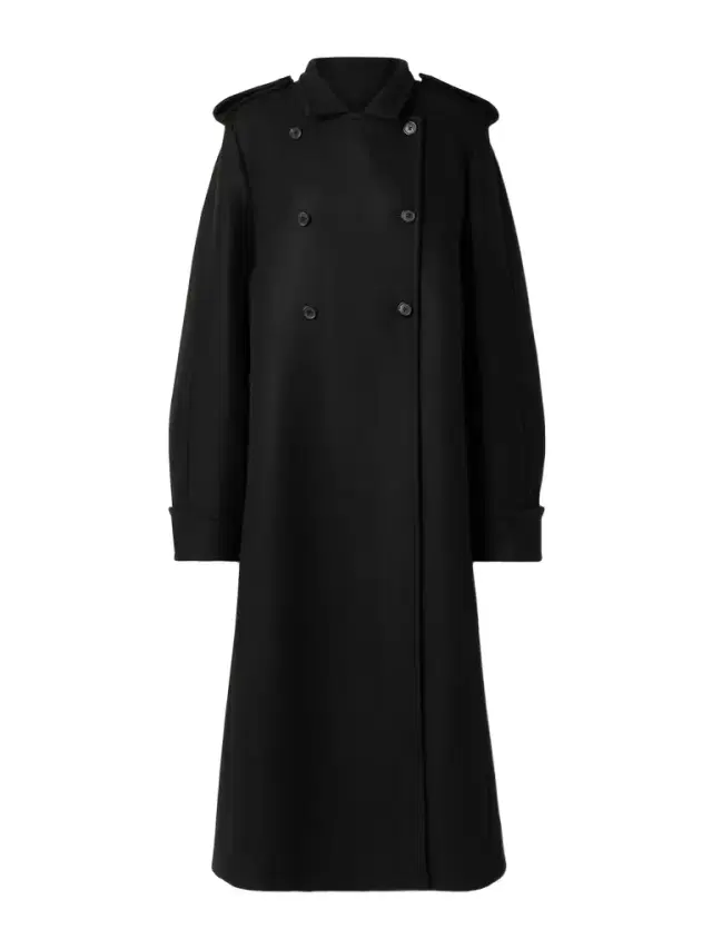 Donna Oversized Double-breasted Wool Coat